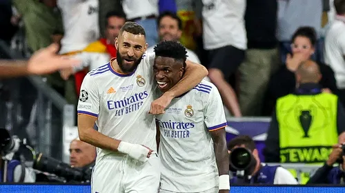 Vinicius Junior a deschis scorul în finala Ligii Campionilor dintre Liverpool și Real Madrid!