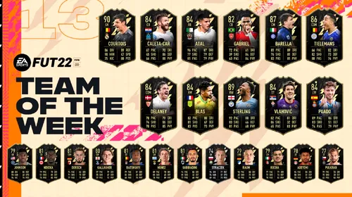 A fost votată „Echipa săptămânii” din FIFA 22! Ce carduri a introdus EA Sports în modul Ultimate Team