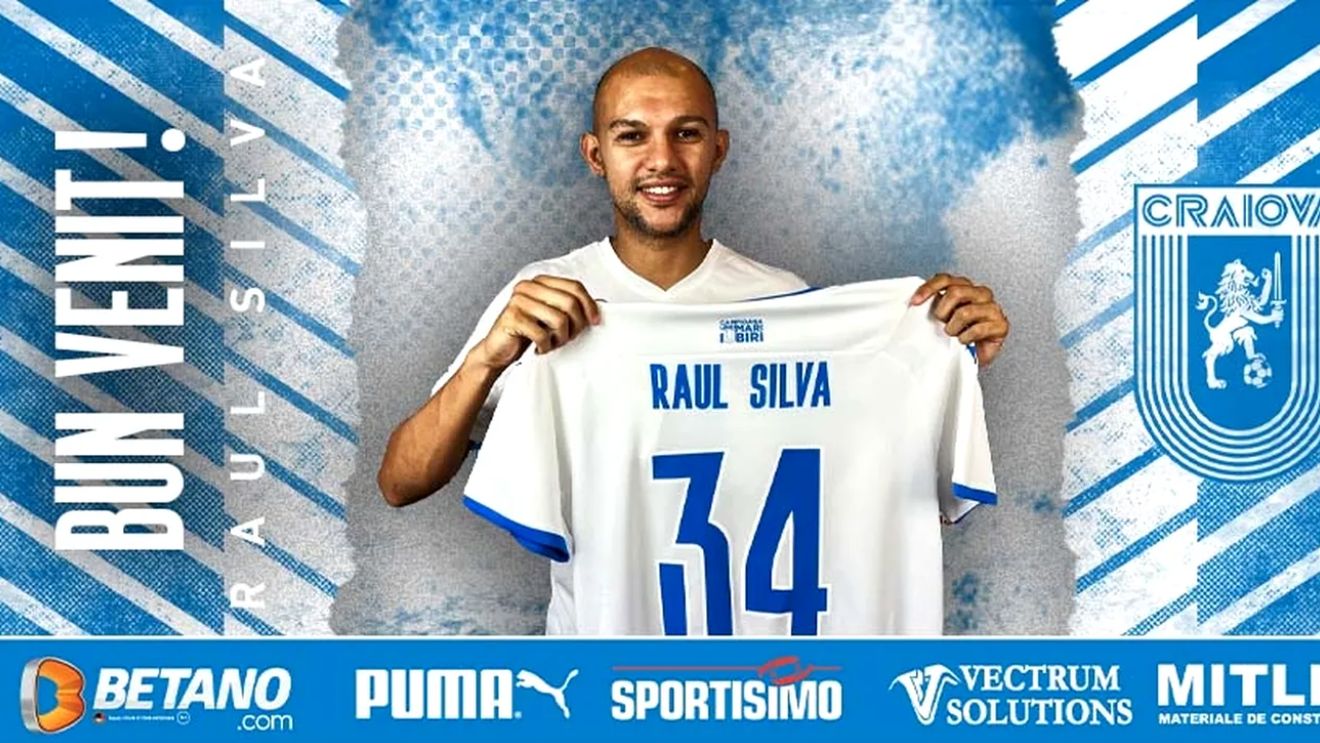 Raul Silva, primele declaraţii după ce a devenit jucătorul Universităţii Craiova: „Mi s-a prezentat ca obiectiv câştigarea titlului”