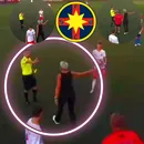 Gesturi golănești făcute de mama unui junior de la FCSB! Fiul ei a luat roșu în derby-ul cu CS FC Dinamo și femeia a intrat peste arbitru: „Băi, dă-i, bă și lu’ ăsta, ești bulangiu!” | VIDEO EXCLUSIV