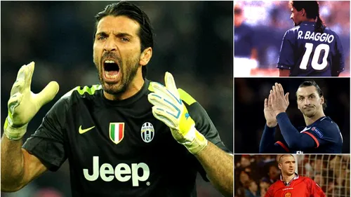 Buffon nu e singur! Când fotbalul e nedrept: TOP 10 jucători legendari care nu au câștigat Liga Campionilor. 7. Totti, 5. Baggio, 2. Cantona. Vezi topul