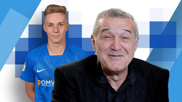 Gigi Becali râde în hohote după debutul lui Louis Munteanu la CFR Cluj și are de ce! Cifrele îngrozitoare ale atacantului lansat de Farul care câștigă de două ori mai mult decât selecționerul României! SPECIAL