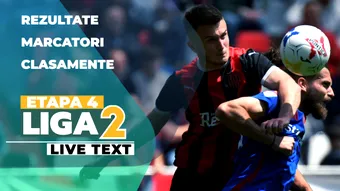 Etapa 4 Liga 2 | Nu mai puțin de opt meciuri încep la ora 11:00, printre care și Steaua – ACSM Reșița