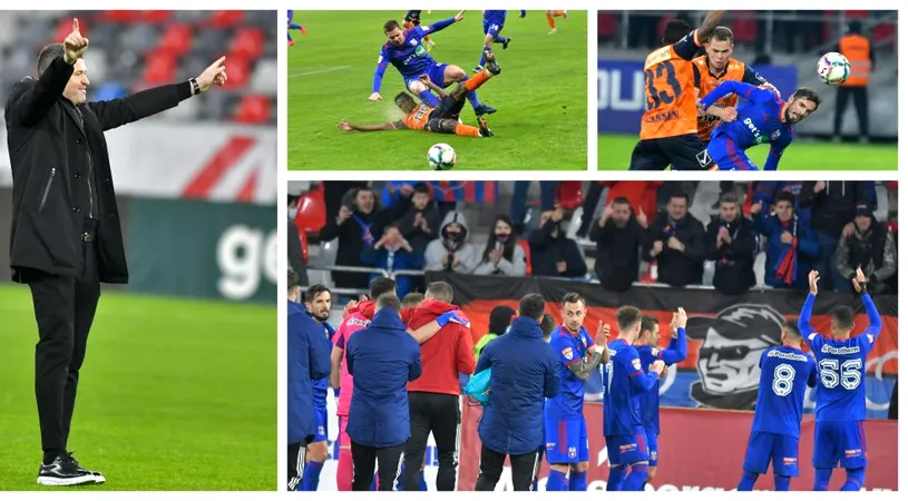 Daniel Oprița, după victoria cu Poli Iași: ”Îi felicit pe jucătorii care au intrat la pauză, au făcut diferența.” În ce condiții obține Steaua calificarea matematică în play-off din această etapă