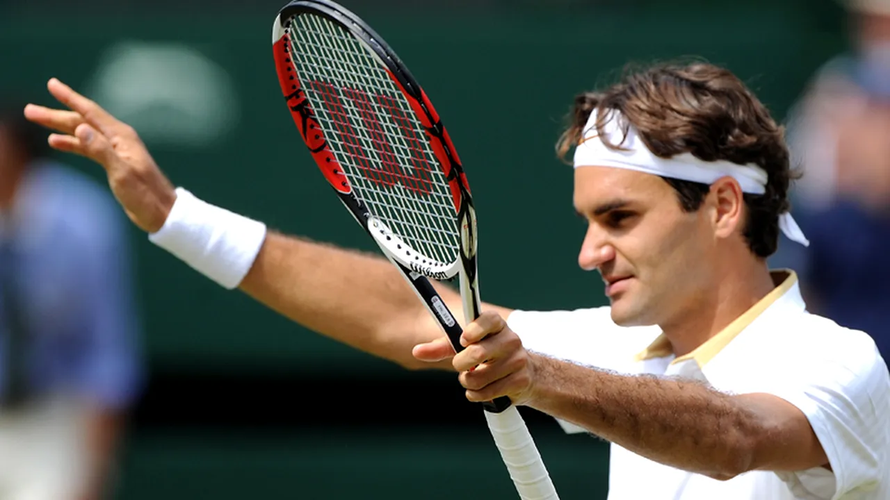 Federer,** la a 7-a finală consecutivă la Wimbledon!