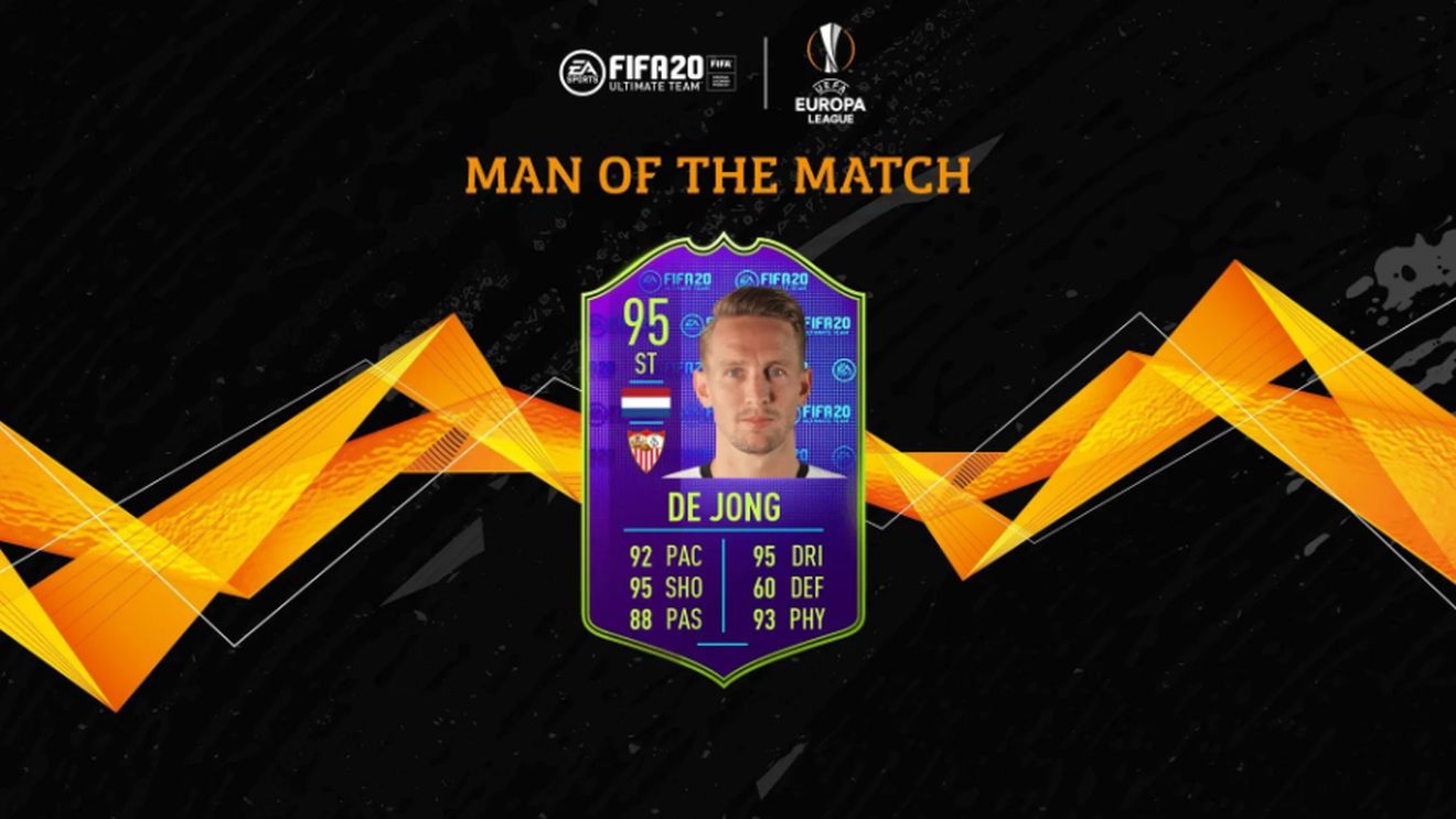 De Jong a primit un super card de tipul „Man Of The Match”! Atacantul de la Sevilla are un super rating de 95 pe poziția de atacant central. Cum puteți obține cardul jucătorului