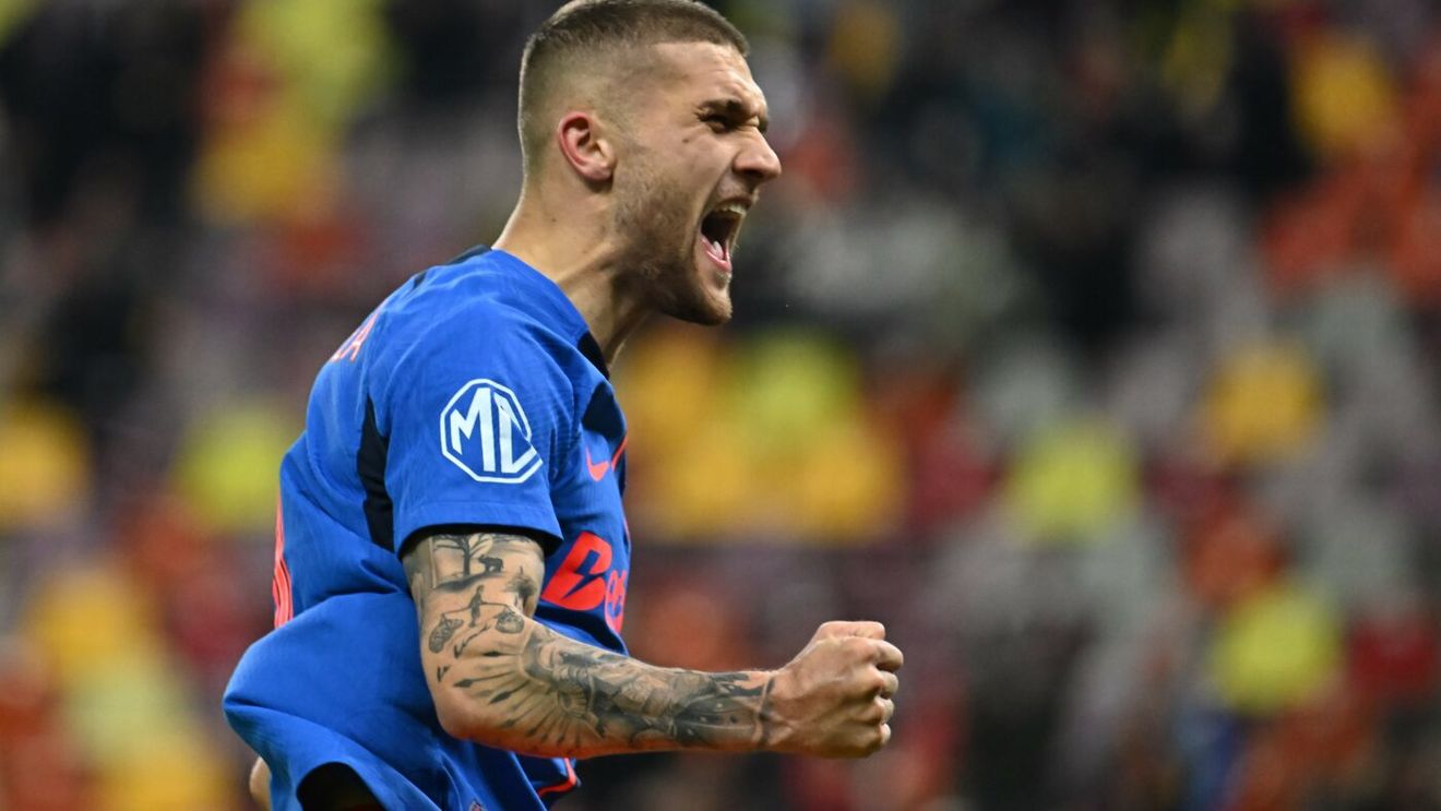 Oțelul Galați - FCSB 1-4, în etapa 18 din Superligă. Campioana s-a distrat cu trupa lui Dorinel Munteanu, Daniel Bîrligea fiind one-man show! Roș-albaștrii urcă pe podium!