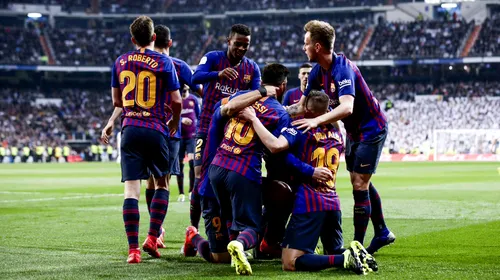 Real Madrid – Barcelona 0-3! Catalanii își umilesc rivala pe „Santiago Bernabeu” și se califică în finala Cupei Regelui! Luis Suarez, din nou „coșmarul” campioanei Europei