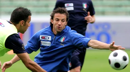 Del Piero: „Sunt Ahile în războiul cu România”