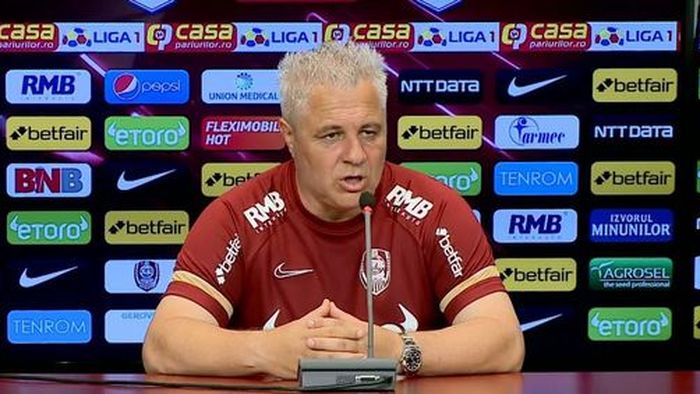 Marius Șumudică, conferință de presă incendiară înaintea duelului cu Steaua Roșie Belgrad. „Va fi un război!” | VIDEO