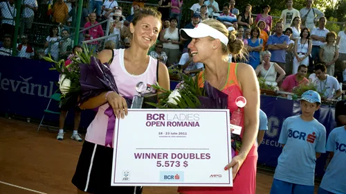 Perechea Irina Begu/Elena Bogdan a câștigat** proba de dublu la BCR Ladies Open România