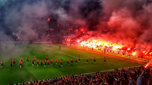 FOTO&VIDEO | Nu e război, e doar un antrenament al lui Galatasaray! Elevii lui Terim, primiți fantastic înaintea derby-ului de mâine cu Fenerbahce
