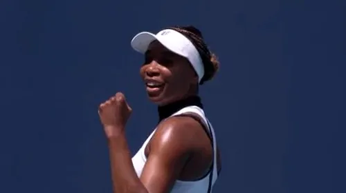 Venus Williams, la putere, și în noua eră a turneului de la Miami. Americanca a reușit a 65-a victorie, deși a impresionat negativ cu viteza serviciului