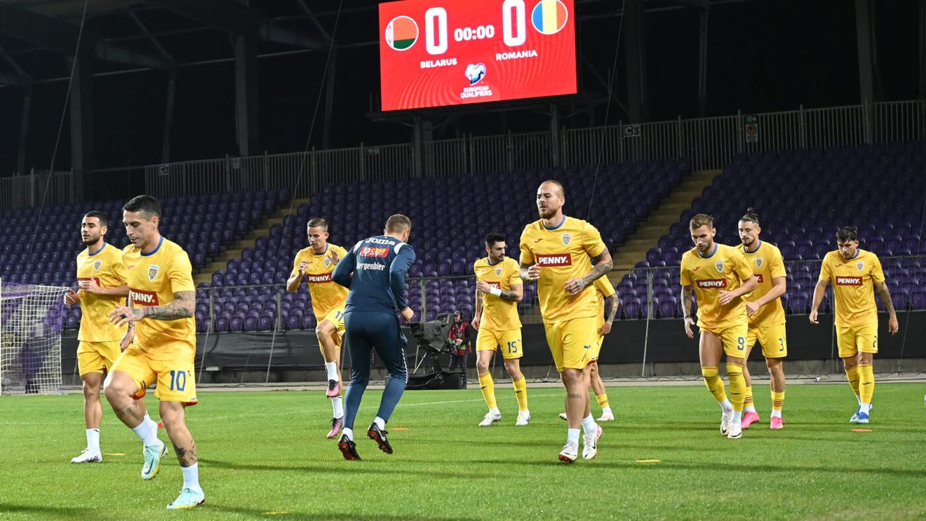 Fotbalistul creat în „laboratoarele Gică Hagi” a cedat psihic și a început să plângă pe banca de rezerve, în timpul meciului Belarus - România! Explicația jucătorului pentru lacrimile sale