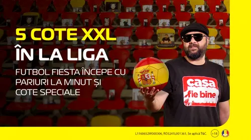 Futbol Fiesta cu 5 pariuri „suculente” în weekend: pariuri la minut și cote originale, pentru jucătorii adevărați