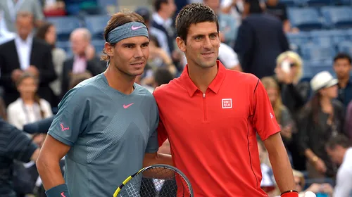 Djokovic – Nadal e blockbusterul din semifinalele Indian Wells. Nole, victorios în ultimele cinci meciuri directe cu Rafa