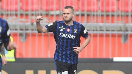George Pușcaș a spart gheața la Pisa! A marcat primul său gol chiar împotriva echipei lui Silvio Berlusconi | VIDEO