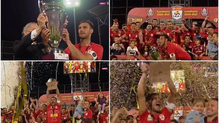 Imagini superbe din Gruia! CFR Cluj a sărbătorit cel de-al șaptelea titlu din istorie | GALERIE FOTO
