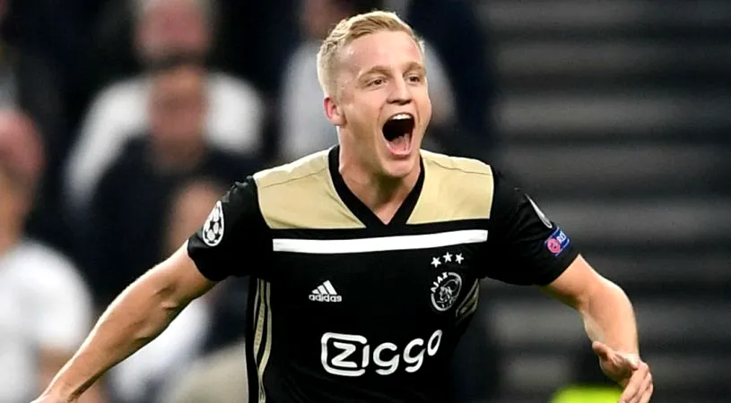 Eroul lui Ajax, Donny van de Beek, mai are ceva de făcut până la reîntâlnirea cu Tottenham: 