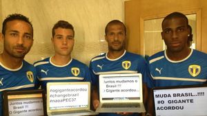 Brazilienii Petrolului Ploiești, solidari cu protestatarii de la Rio de Janeiro