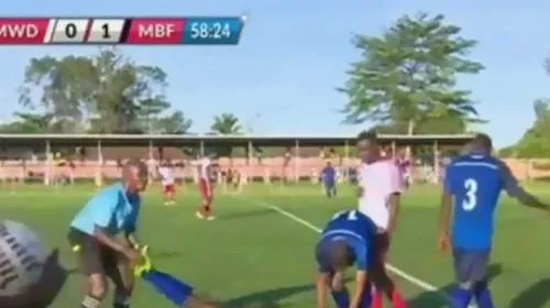 VIDEO TERIFIANT | A marcat un gol superb, apoi s-a prăbușit pe teren! Cazul seamănă izbitor cu ceea ce i s-a întâmplat lui Ekeng