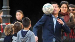 GALERIA ZILEI** Replica lui CR7 la "bucuria de a juca fotbal" marca Messi: a întrerupt o filmare pentru o miuță