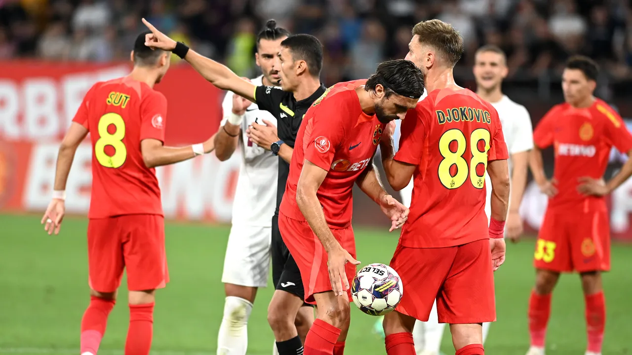 Verdictul tranșant al specialistului în arbitraj despre cea mai controversată fază din FCSB - CFR Cluj 1-0! Ce decizie era cea regulamentară la faza în care Andrea Compagno a primit penalty: „E evident”