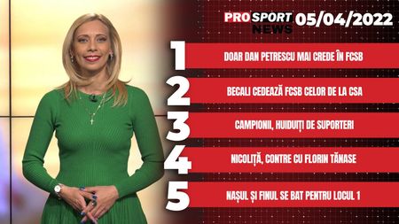 ProSport NEWS | Gigi Becali cedează FCSB celor de la CSA Steaua! Nicoliță, contre cu Florin Tănase! Cele mai importante știri ale zilei | VIDEO