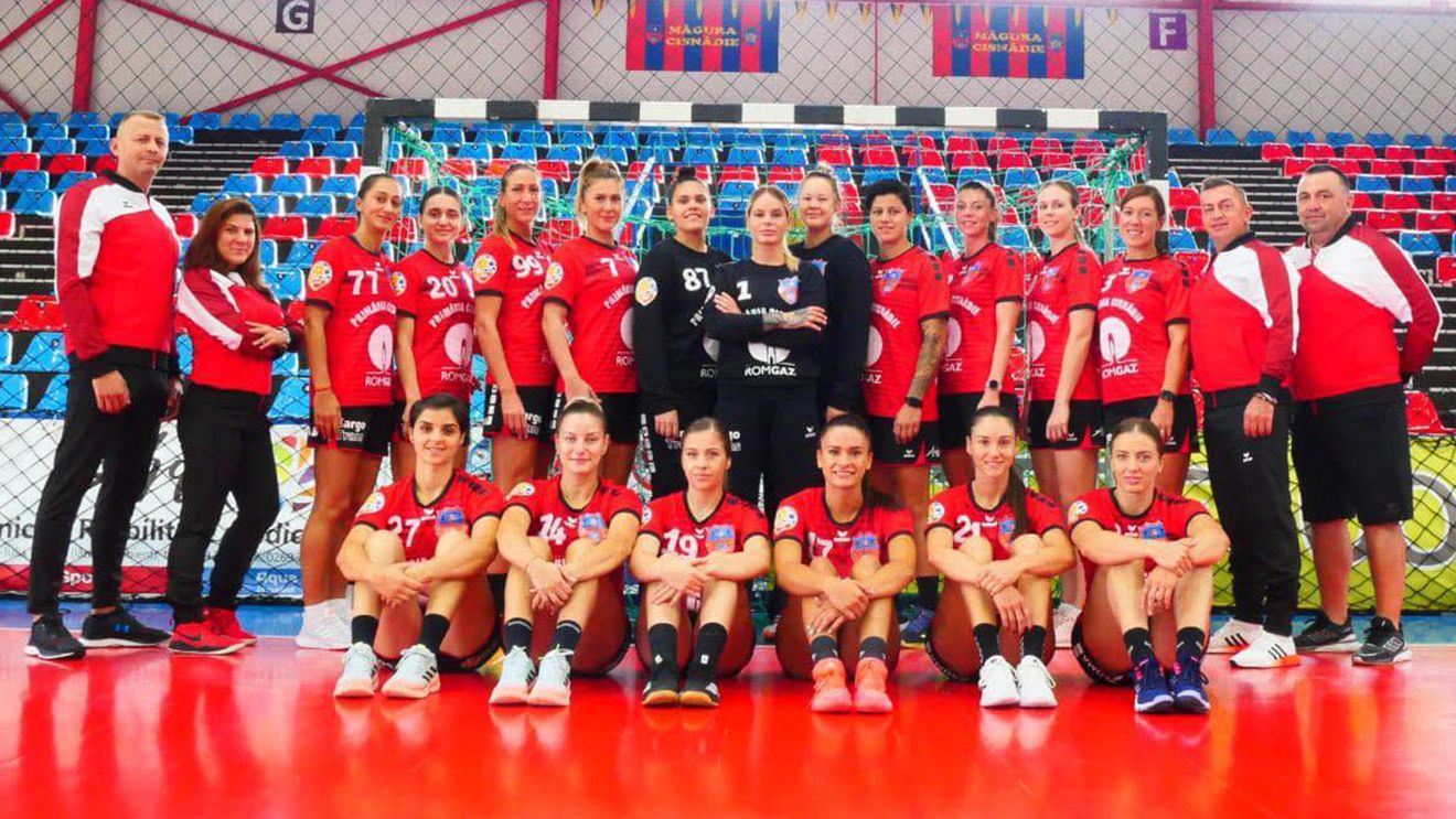 Măgura Cisnădie a câștigat în Cehia, cu Banik Most, meciul din EHF European League