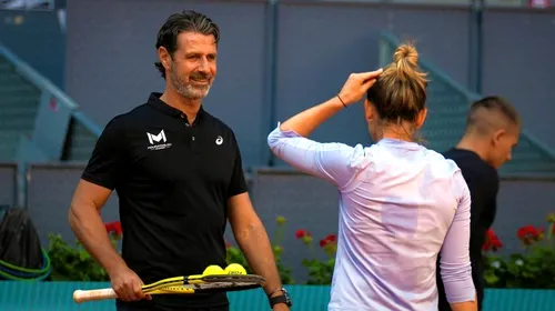 Dialog amuzant între Simona Halep și Patrick Mouratoglou la conferința de presă! „E greu! N-am talent la așa ceva!” | SPECIAL