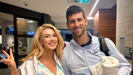 „Singurul și unicul”. Andreea Bălan, în extaz în culisele de la Australian Open, după ce s-a fotografiat cu Novak Djokovic. FOTO