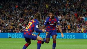 Barcelona vrea să-l "blocheze" pe Ansu Fati pe Camp Nou! Clauză de reziliere amețitoare pentru puștiul de 16 ani al catalanilor