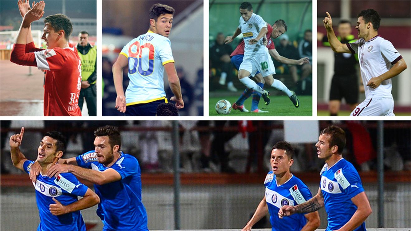 Reset total! Granzii din Liga 1 au transferat tineri de milioane de euro. Cum arată primul '11' al puștilor români