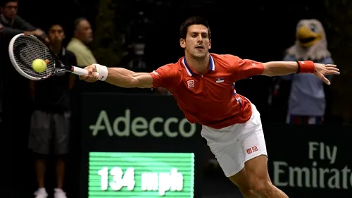 Djokovic, accidentare în timpul semifinalei din Cupa Davis: ,,Dacă nu jucam pentru Serbia, nu știu dacă aș fi mers până la final