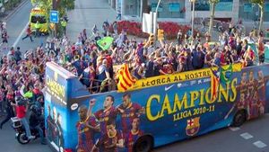 Campionii Europei au revenit "acasă"!** SUPER FOTO & VIDEO Petrecere în Barcelona