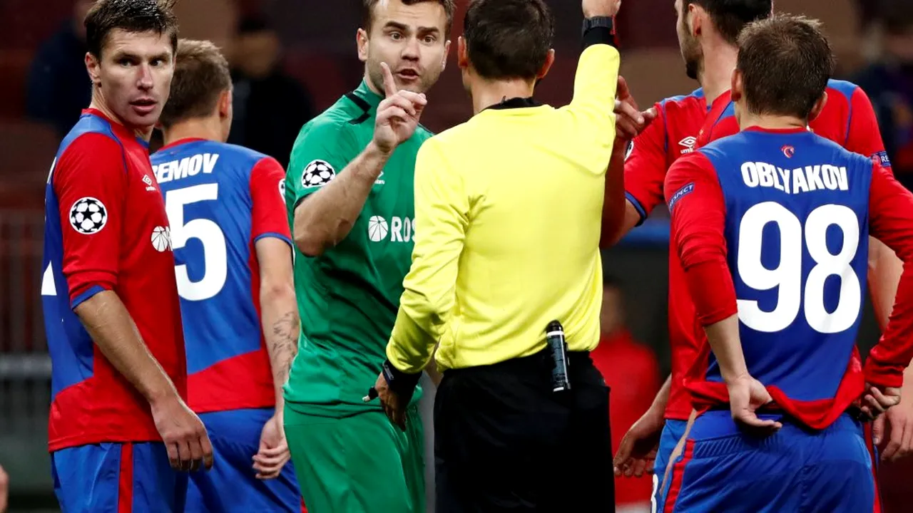 Cine a greșit? Hațegan sau Akinfeev? Expertul AS în arbitraj nu a stat pe gânduri: 