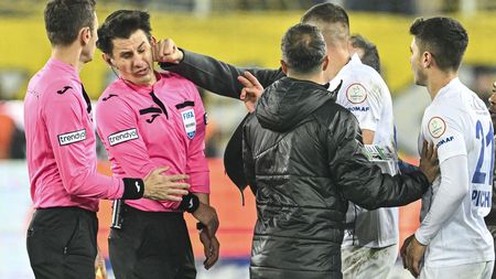 Ce a făcut imediat președintele Federației din Turcia, după ce arbitrul a fost lovit de bașkanul lui Ankaragucu! E fără precedent în istoria fotbalului turc