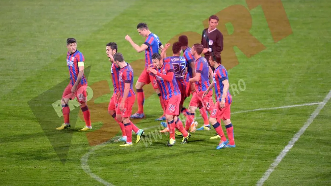 Steaua - Corona Brașov 3-0. Urâtul, singurul spectator