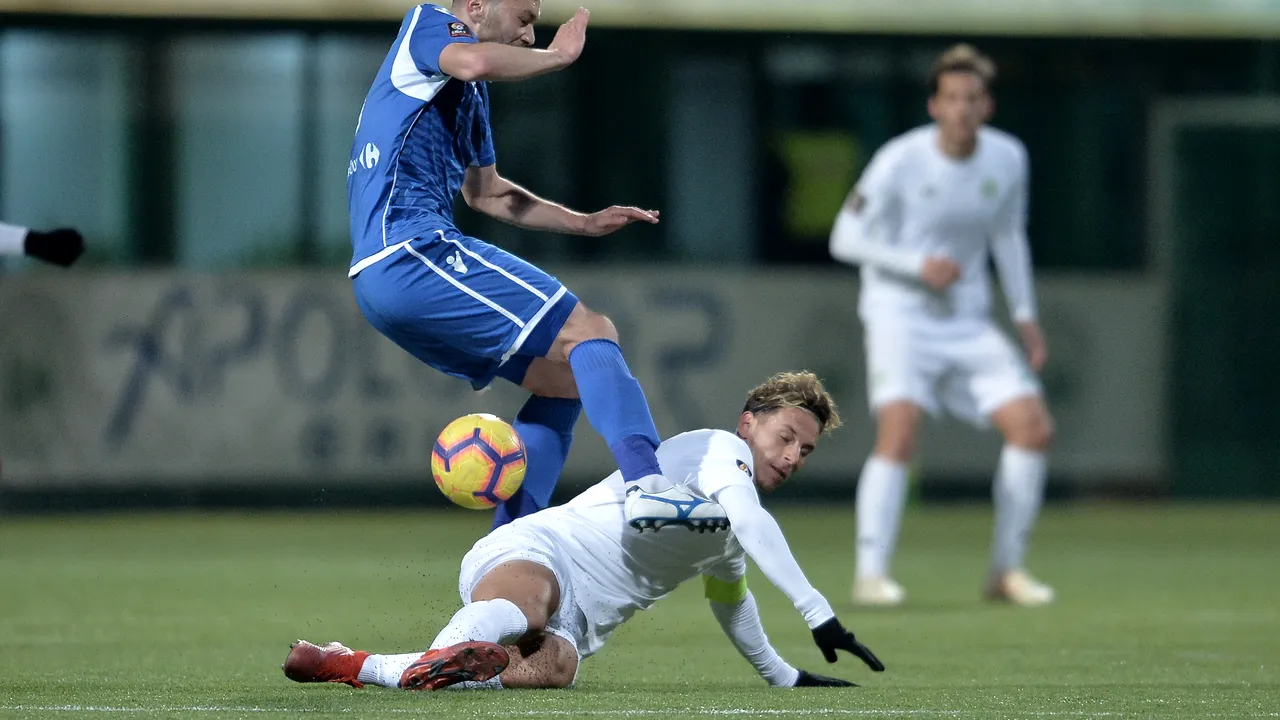 Concordia - FC Voluntari 1-3. Derby-ul de Ilfov s-a animat pe final. Aproape jumătate dintre spectatori au părăsit stadionul la pauză. Cum arată subsolul clasamentului