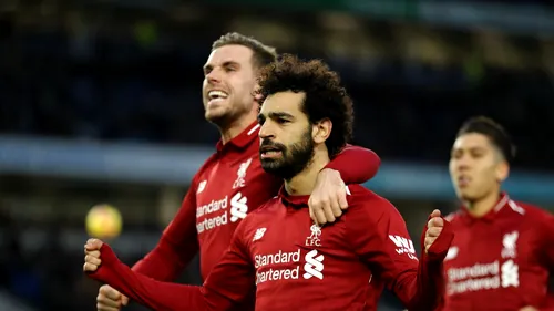 Liverpool a învins Brighton și așteaptă replica lui Manchester City. Andone putea arunca în aer lupta pentru titlu, dar defensiva lui Klopp a fost imperială. Cum arată clasamentul în Premier League