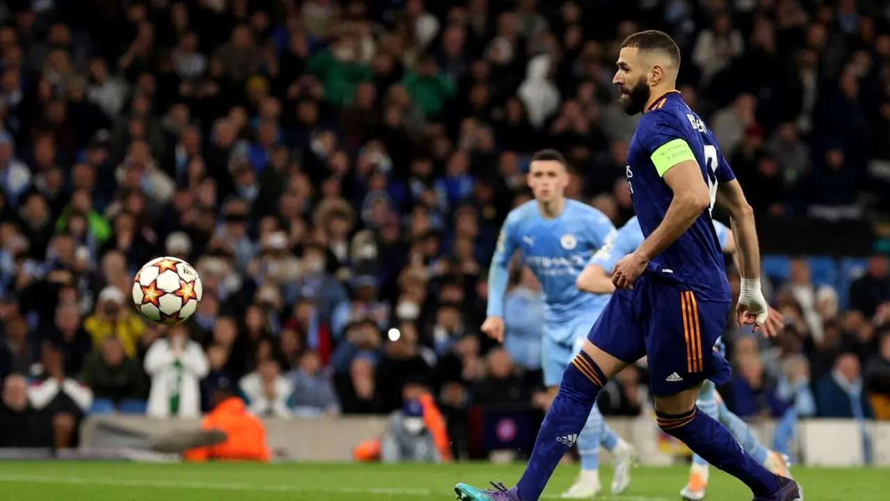 O execuție cât un Balon de Aur! Prima reacție a lui Karim Benzema, după ce a marcat din Panenka în semifinala cu Manchester City: „Dacă nu încerci, nu poți rata!”