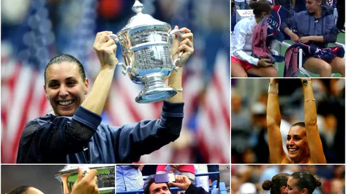 US Open | Flavia Pennetta, regină la New York. La 33 ani, câștigă primul titlu de Mare Șlem: „Așa vreau să-mi iau rămas bun de la tenis”. Victorie emoționantă într-o finală ca-n familie cu Vinci, terminată cu imagini incredibile