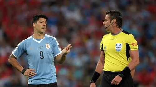 Copa America 2019 | Luis Suarez s-a făcut de râs în meciul cu Chile. VIDEO | Uruguayanul a cerut penalty pentru un „henț” în careu al portarului