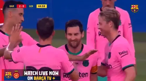 Nu i-a pierit pofta de fotbal! Primele goluri de senzație reușite de către Leo Messi, după ce a decis să rămână la <i class='ep-highlight'>Barcelona</i> | VIDEO