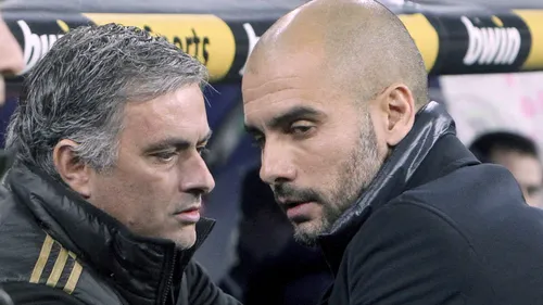 Nu au scăpat nici acum unul de altul! Guardiola și Mourinho se întâlnesc mai repede decât se așteptau
