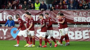 Rapid - FC Botoșani 3-0, în etapa a 3-a din play-out-ul Ligii 1 | Rapidiștii câștigă primul meci oficial de pe noua arenă din Giulești!