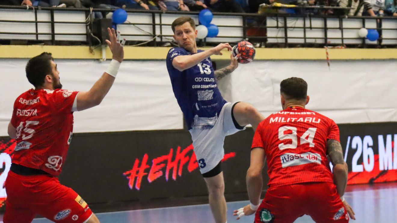 Dinamo s-a calificat în play-off-ul pentru sferturile EHF European League, după ce a învins-o pe CSM Constanța și în deplasare cu 33-25!