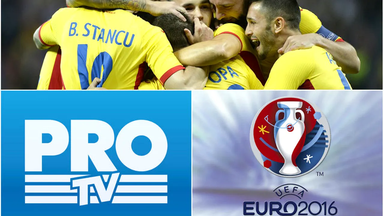 Euro 2016 - ProTV transmite LIVE 23 de meciuri. Programul optimilor la Campionatul European și care e meciul difuzat în direct zi de zi