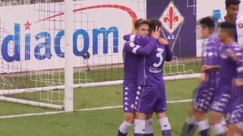 Louis Munteanu a marcat din nou în Italia și s-a calificat cu Fiorentina U19 în finala Cupei Primavera! | VIDEO