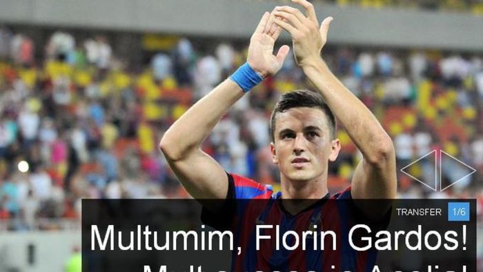 Gardoș nu i-a uitat pe fanii din Ghencea: "Tot ce înseamnă Steaua va rămâne mereu în sufletul meu" Mesaj de despărțire